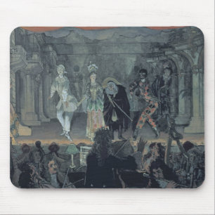 Tapis De Souris Assemblée des maçons libres avant l'initiation d
