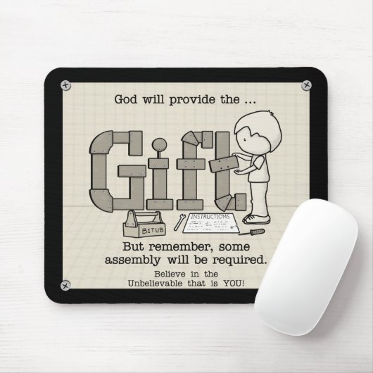 Tapis De Souris Assembly requis (Avec souris)