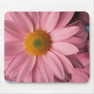 Tapis De Souris Assez dans la marguerite rose Mousepad