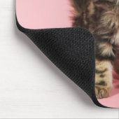 Tapis De Souris Assez dans le chaton rose (Coin)