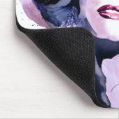 Tapis De Souris Assez dans le pourpre (Coin)