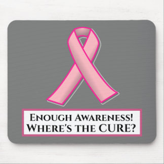 Tapis De Souris Assez de sensibilisation ! Où est le CURE ? Carte