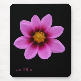 Tapis de souris assez rose de fleur