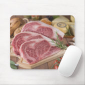 Tapis De Souris Assiette de boeuf (Avec souris)