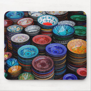Tapis De Souris Assiettes marocaines au marché
