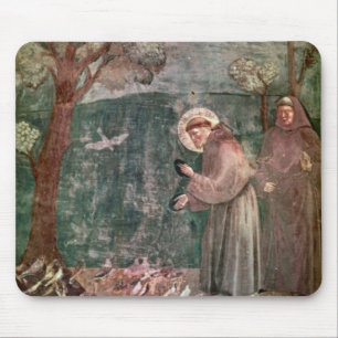 Tapis De Souris Assisi, le St Francis et les oiseaux