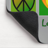 Tapis De Souris Assistance Médicale d'amour de paix (Coin)