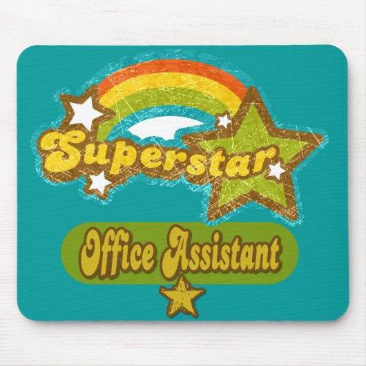 Tapis De Souris Assistant de bureau de superstar (Devant)