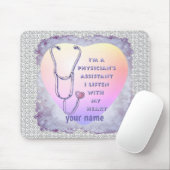 Tapis De Souris Assistant de médecin Cœur (Avec souris)