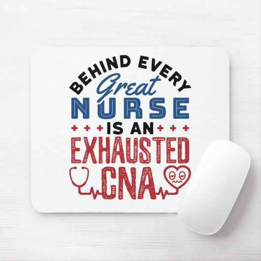 Tapis De Souris Assistant en soins infirmiers certifié de l'AIIC é (Avec souris)