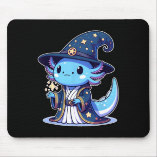 Tapis De Souris Assistant Halloween Funny Axolotl