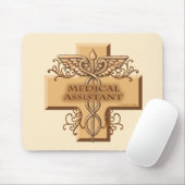 Tapis De Souris Assistant Médical Caducée (Avec souris)