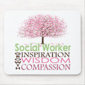 Tapis De Souris Assistant social Mousepad (Devant)