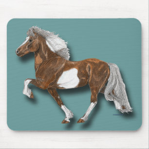 Tapis De Souris Astrid Cheval islandais en mouvement