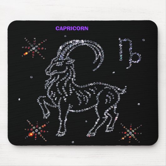 Tapis De Souris Astrologie Capricorne Mousepad (Devant)