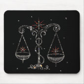 Tapis De Souris Astrologie Mousepad de Balance (Devant)