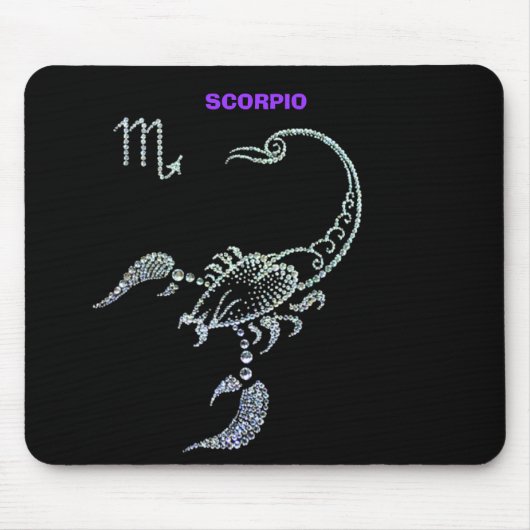 Tapis De Souris Astrologie Scorpio Mousepad (Devant)