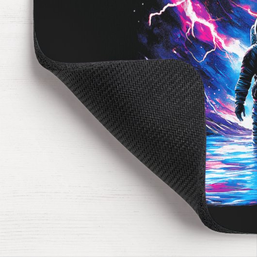 Tapis De Souris Astronaut Cosmic Outer Space Galaxy Science  (Coin)