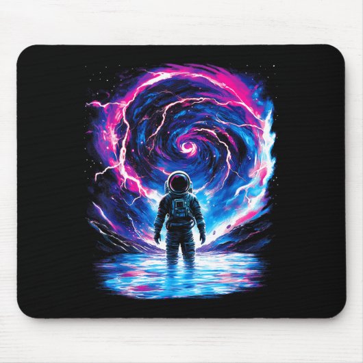 Tapis De Souris Astronaut Cosmic Outer Space Galaxy Science  (Devant)