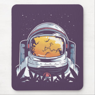 Tapis De Souris Astronaut de mauvaises herbes