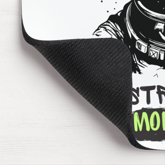 Tapis De Souris Astronaut Monkey Cool Computer (Coin)