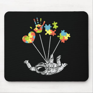 Tapis De Souris Astronaut Puzzle Sensibilisations sur l'autisme Ca