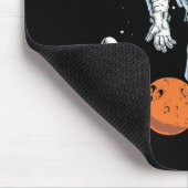 Tapis De Souris Astronaut Space Bowling Cool Astronaut Bowling Lov (Coin)