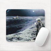 Tapis De Souris Astronaute d'Apollo marchant sur la lune et le (Avec souris)