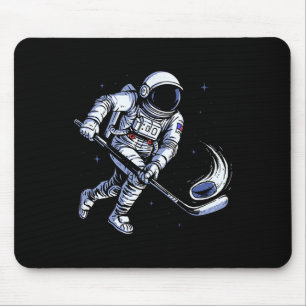 Tapis De Souris Astronaute de hockey spatial jouant en gravité zér
