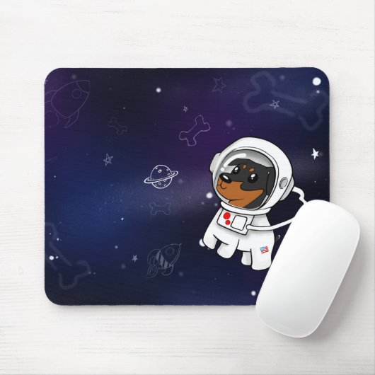 Tapis De Souris Astronaute minimum de Pin dans l'espace Mousepad (Avec souris)