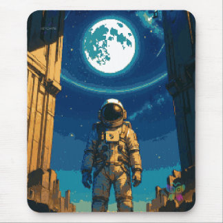 Tapis De Souris Astronaute sous la porte céleste