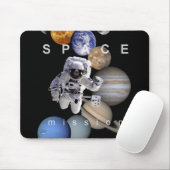 Tapis De Souris astronef mission solar system planar (Avec souris)