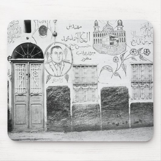 Tapis De Souris Aswan Egypte, Maison Décorée (Devant)
