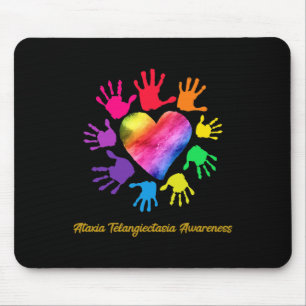 Tapis De Souris Ataxia Telangiectasia Sensibilisation Paix Aimer H