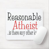 Tapis De Souris Athéiste raisonnable (Avec souris)