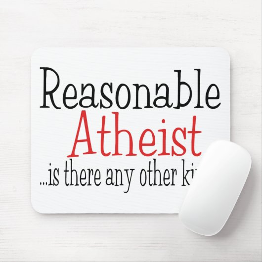 Tapis De Souris Athéiste raisonnable (Avec souris)