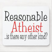 Tapis De Souris Athéiste raisonnable (Devant)