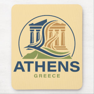 Tapis De Souris Athènes Grèce Acropole Parthénon