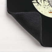 Tapis De Souris Atiel Bird Witch Hat Funny Halloween Animal Lover (Coin)