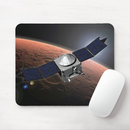 Tapis De Souris Atmosphère Mars Et Mission D'Évolution Volatile. (Avec souris)