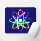 Tapis De Souris Atom brillant coloré (Avec souris)