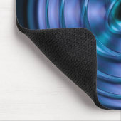 Tapis De Souris Atome bleu en rotation (Coin)