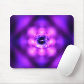 Tapis De Souris atome de brillance violette (Avec souris)