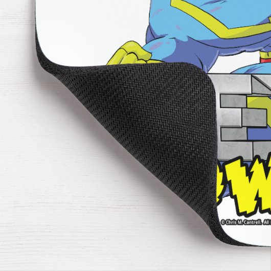 Tapis De Souris Atomic Belch Man - Belch Powered Mousepad (Coin)