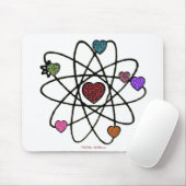 Tapis De Souris Atomic Saint-Valentin Cœurs Imprimés Léopard (Avec souris)