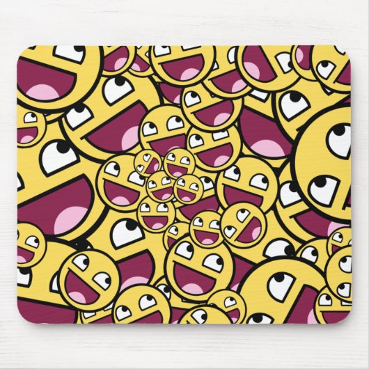 Tapis De Souris Attaque impressionnante de visage ! (Devant)