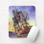 Tapis De Souris Attaque Mousepad de Kraken (Avec souris)