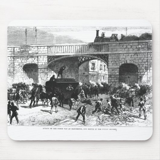 Tapis De Souris Attaque sur la prison Van à Manchester (Devant)