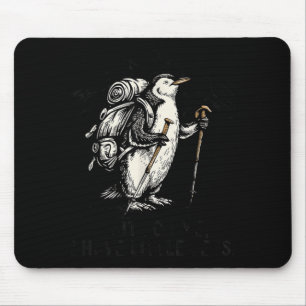 Tapis De Souris Attendez d'avoir des petites jambes Pingouin Rando