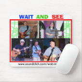 Tapis De Souris ATTENDEZ ET VOYEZ le Mousepad (Avec souris)